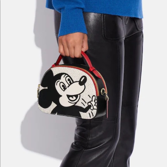 Coach Disney Mickey Mouse X Keith Haring Serena Satchel - Picture 4 of 6